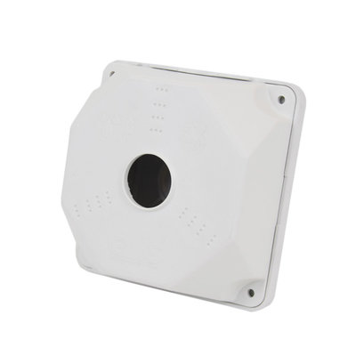 Універсальна монтажна коробка для встановлення відеокамер AB-Q130 біла, IP66, 130х130х50мм