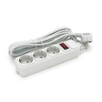 Подовжувач мережі Maxxter SP5, 220В 10А, 3 розетки, 4.5 м, Gray, Q30