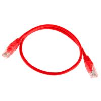 Патч-корд литий RITAR, UTP, RJ45, Cat.5e, 0,25m, червоний, Cu (мідь)