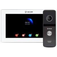 BCOM BD-770FHD/T White Kit Комплект відеодомофона