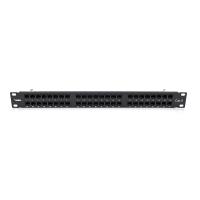 Патч-панель Merlion 48 портiв UTP DUAL кат 6 19 "1U НЕ екранована чорна Q10