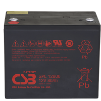 Акумуляторна батарея CSB GPL12800, 12V 80Ah (261х168х210 (220)