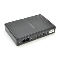 ДБЖ UPS-18W DC1018P YT45454 для роутерів/комутаторів/PON/POE-430, 5//9/12V, 1A, 12800MAh(знімні 4*3200MAh), Black, BOX