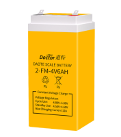 Акумуляторна батарея DOKTOR GC DTX 4V6AH, 4V6Ah, (100x47x47), клеми F2, Yelow Q40