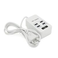 Мережевий фільтр ТВ-Т05, 4 USB, 1.5 м, перетин 3х0,5мм, 2.1А, White, Box