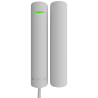 Сповіщувач дротовий магнітоконтактний відчинення, удару та зміни кута нахилу Ajax Superior DoorProtect G3 ASP white Fibra