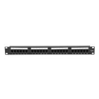 Патч-панель RITAR 24 порти UTP DUAL кат 6 19 "1U НЕ екранована чорна Q25