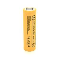 Акумулятор 21700 Li-Ion LiitoKala Lii-50E, 5000mAh (4700-5100mAh, 15A, 3.7V (2.5-4.2V), Yellow, PVC BOX