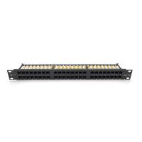 Патч-панель Ritar 48 портiв UTP DUAL кат 5Е 19 "1U НЕ екранована чорна Q10