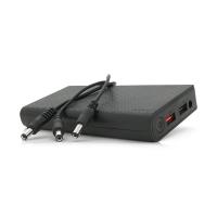 Портативний Power Bank18W для роутерів, Output: USB 5V/2A, DC9V,2.7A/12V1.5A, 14000mAh(7*2000mAh), 155х75х23мм, 460грам, Black, BOX