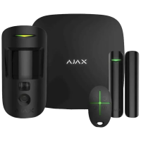 Ajax StarterKit Cam Plus HDR (8EU) UA black охоронної сигналізації Комплект