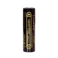 Акумулятор 18650 Li-Ion LiitoKala Lii-25A, 2500mah (2450-2650mah), 3.7V (2.75-4.2V), Black, PVC BOX Q2,  цiна за 1 шт