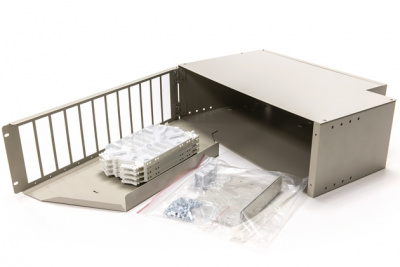 Патч-панель оптична 3U-96, під 4 касети, 96 (SC) ОВ