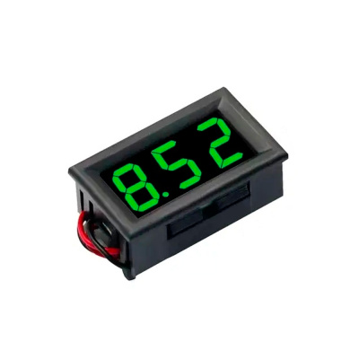 Цифровий вольтметр, діапазон вимірювань 5-120V, Green