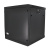 Шафа Merlion 22U, 600*450*1081mm (Ш*Г*В)мм загартоване скло, чорна, сталь 1,2мм із замком (у розібраному вигляді!!!)