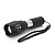 Ліхтар ручний CATA CT-8025, 1LED Cree XM-L T6, 10W, 5 режимів, ZOOM, 18650/3400 вбудований, Black, IP44, microUSB, 132х33х27мм, BOX