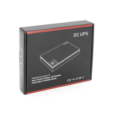 ДБЖ UPS-36W DC1036P для роутерів/комутаторів/PON/POE-430, 5/9/12V, 1A/2А, 12000мAh, Black, BOX
