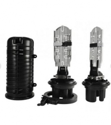 Муфта оптична Crosver FOSC-TA400/24-1-24 тупикового типу, герметична, 5 вводів, 4 касети, до 48 зварок