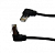 Патч-корд литой FTP, RJ45(угловой/угловой), экранированный, FTP5e 0.65m, patch D=4.9mm AWG28 2x90° CU, черный, Q200