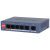 4-портовий керований PoE комутатор DH-CS4006-4ET2GT-60 з 4 портами POE 100Мбіт + 2 порти UP-Link 1000Мбіт, 60Вт