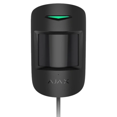 Дротовий сповіщувач руху та розбиття скла Ajax Superior CombiProtect black Fibra