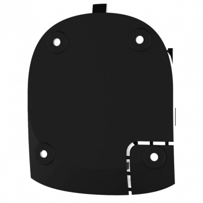 Smartbracket Ajax Hub black Частина пластикового корпусу