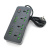 Мережевий фільтр Т25, 4 розетки + 8 USB + 2 PD, 2 м, перетин 3х0, 75мм, 3000W, Black, Box Мережевий фільтр Т25, 4 розетки + 8 USB + 2 PD, 2 м, перетин 3х0, 75мм, 3000W, Black, Box