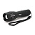 Ліхтар ручний Watton WT-023, 1LED Cree T6, 3W, 5 режимів, ZOOM, 18650/2800mah (перехідник 3*AAA), Black, IP44, СЗУ, 130х33х28мм, BOX