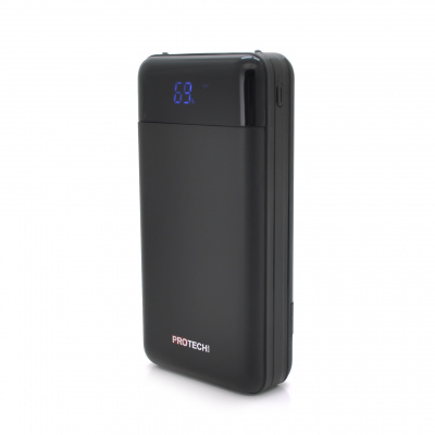 Powerbank ProTech-B06 30000mAh, 2USB, White/Black, (600g), Blister