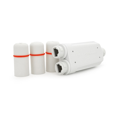 POE подовжувач-дільник RITAR 1/2 IP67 ( 1 Вх -2 Вих, 100Mpbs POE ) 44-57V- 24W, водонепроникний, White