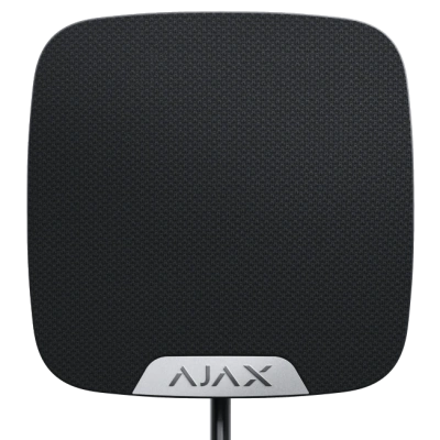 Дротова внутрішня сирена Ajax Superior HomeSiren black Fibra