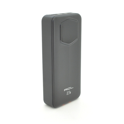 Powerbank ACL PW-140 20000mAh, 22.5W, Кабель Type-C + Lighting, 0,450 kg, Black, Box