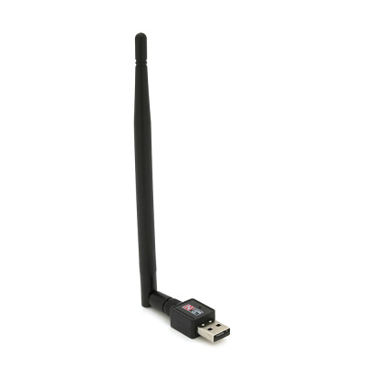 Бездротовий мережевий адаптер з антеною 5DBI Wi-Fi-USB Merlion LV-UW05, RT7601, 802.11bgn, 300MB, 2.4 GHz, WIN7 / XP / Vista / 2K / MAC / LINUX, Blister Q400
