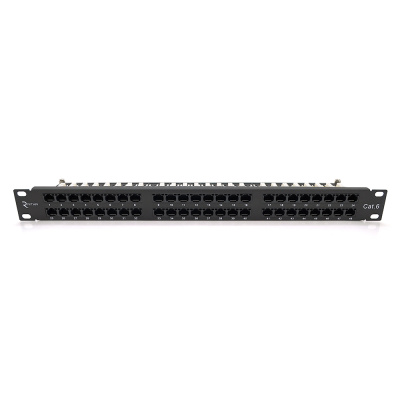 Патч-панель Ritar 48 портiв UTP DUAL кат 6 19 "1U НЕ екранована чорна Q10