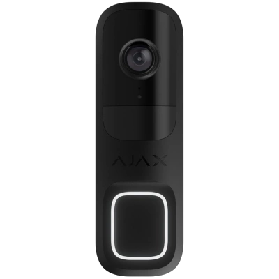 Ajax Doorbell black RAL 9005 Відеодзвінок