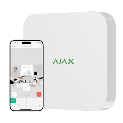 Ajax NVR (16ch) (8EU) white Відеореєстратор
