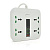 Мережевий фільтр TB-Т18, 4 розетки + 2 USB + PD, 2 м, перетин 3х0,75мм, 3000W, White, Box