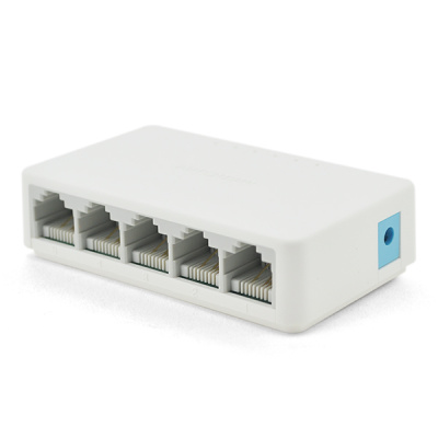 Комутатор TXE070 5 портів Ethernet 10/100 Мбіт / сек, 76*30*20mm, BOX Q200