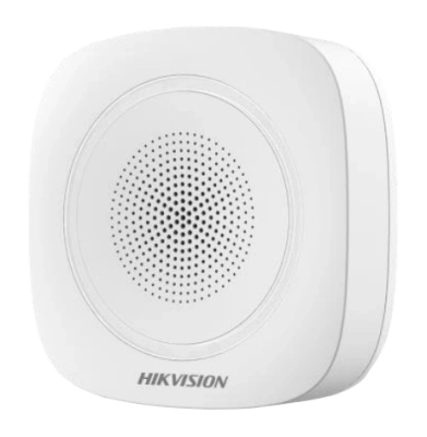 Hikvision DS-PS1-I-WE-Red (червоне підсвічування) Бездротова внутрішня сирена