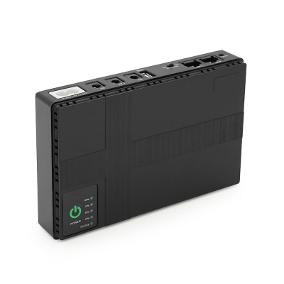 UPS-18W для роутерів/комутаторів/PON/POE-430, 5//9/12V, 1/2A, Li-ion 8800MAh, Black, BOX