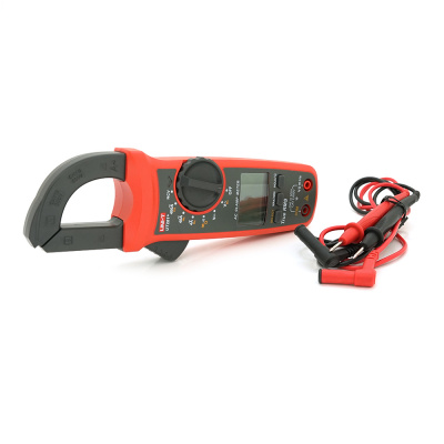 Струмовимірювальні кліщі UNI-T UT201+ Вимірювання: A (AC), V (AC/DC), Ω, NCV (True RMS). Функції: Data Hold, Min/Max, продзвонювання, тест діодів.