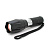 Ліхтар ручний CATA CT-8025, 1LED Cree XM-L T6, 10W, 5 режимів, ZOOM, 18650/3400 вбудований, Black, IP44, 132х33х27мм, BOX