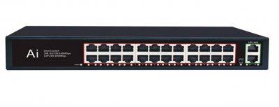 Комутатор Merlion MG1026 26 портів Ethernet 10/100/1000 Мбіт/сек. метал AC220V.