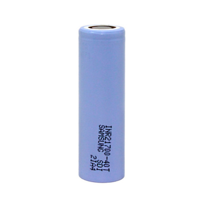 Акумулятор 21700 Li-Ion Samsung INR21700-40T 4000mAh, 35A, 4.2/3.6/2.5V, 2 шт. в упаковці, ціна за 1 шт