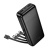 Power Bank HOCO J163A 20000mAh, 4 кабелі, Black, 0.460kg Power Bank HOCO J163A 20000mAh, 4 кабелі, Black, 0.460kg