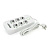 Сетевой фильтр F06U, 6 розеток EU + 4 USB + 1PD, кнопка включения с индикатором, 2 м, 3х0,75мм, 2500W, White, Box